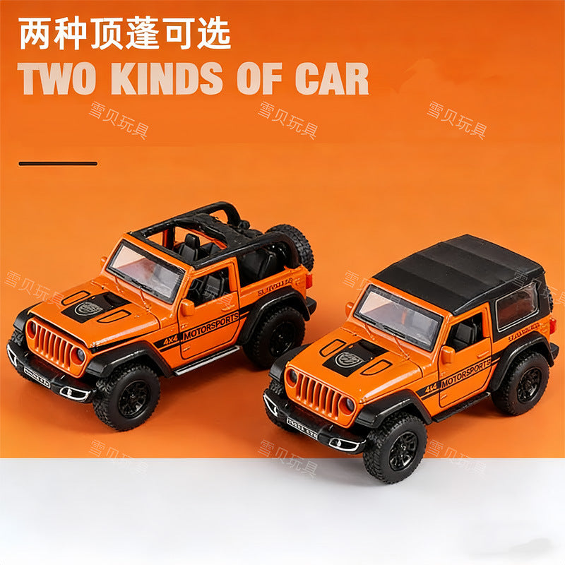 Bulk Simulation Alloy Car Model Off-road Vehicle Decoration Four-door Car Children's Toy Boy Gift