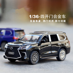Bulk Simulation Alloy Car Model Off-road Vehicle Decoration Four-door Car Children's Toy Boy Gift